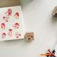 Msbulat New Year Collection Rubber Stamp / 4 Designs