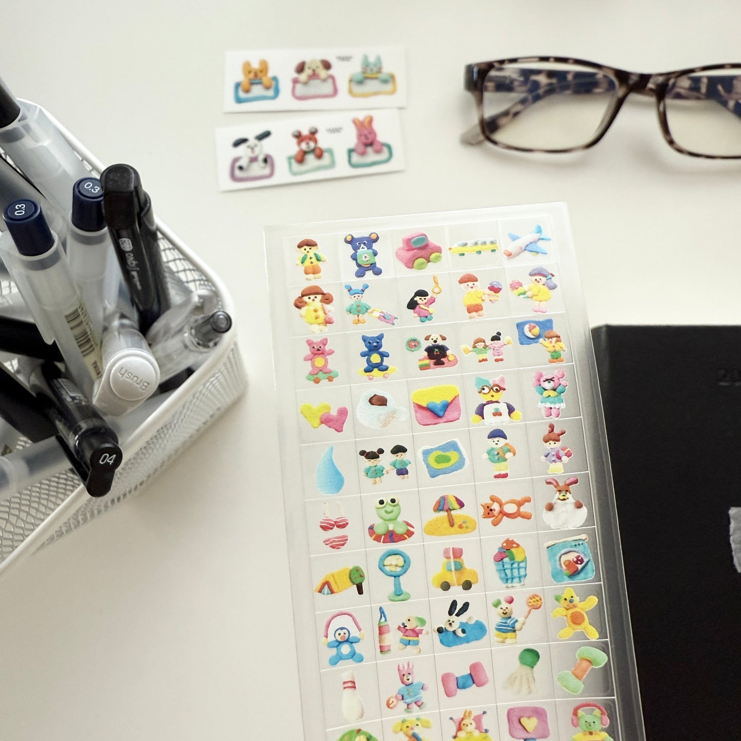 Sosom room Nemonemo Clear PET Sticker Sheet / February