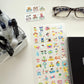 Sosom room Nemonemo Clear PET Sticker Sheet / February