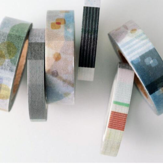 202hosil Piece Pattern Masking Tape Set