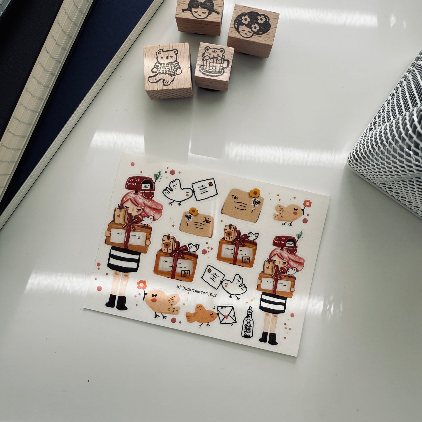 Black Milk Project Delivery Girl Mini Sticker