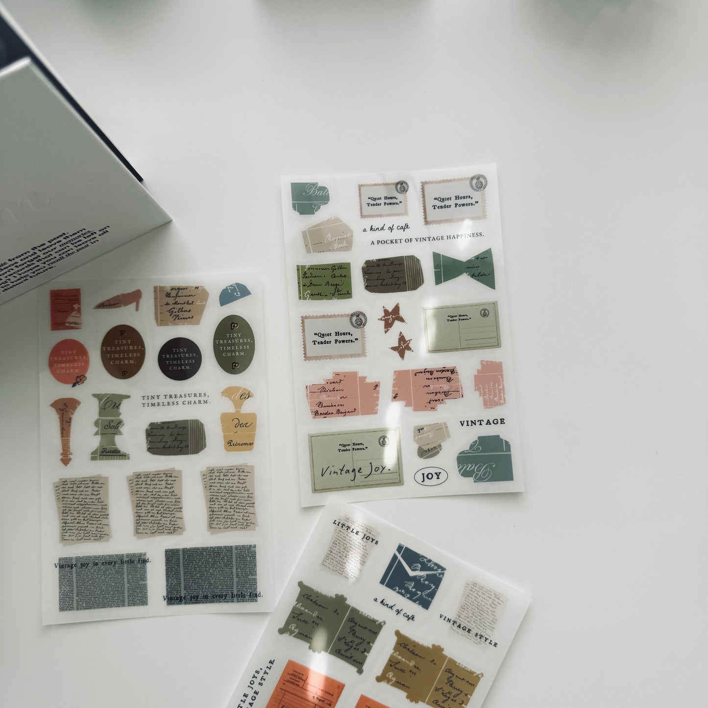 A Kind of Café Tiny Treasures Transfer Sticker Pack