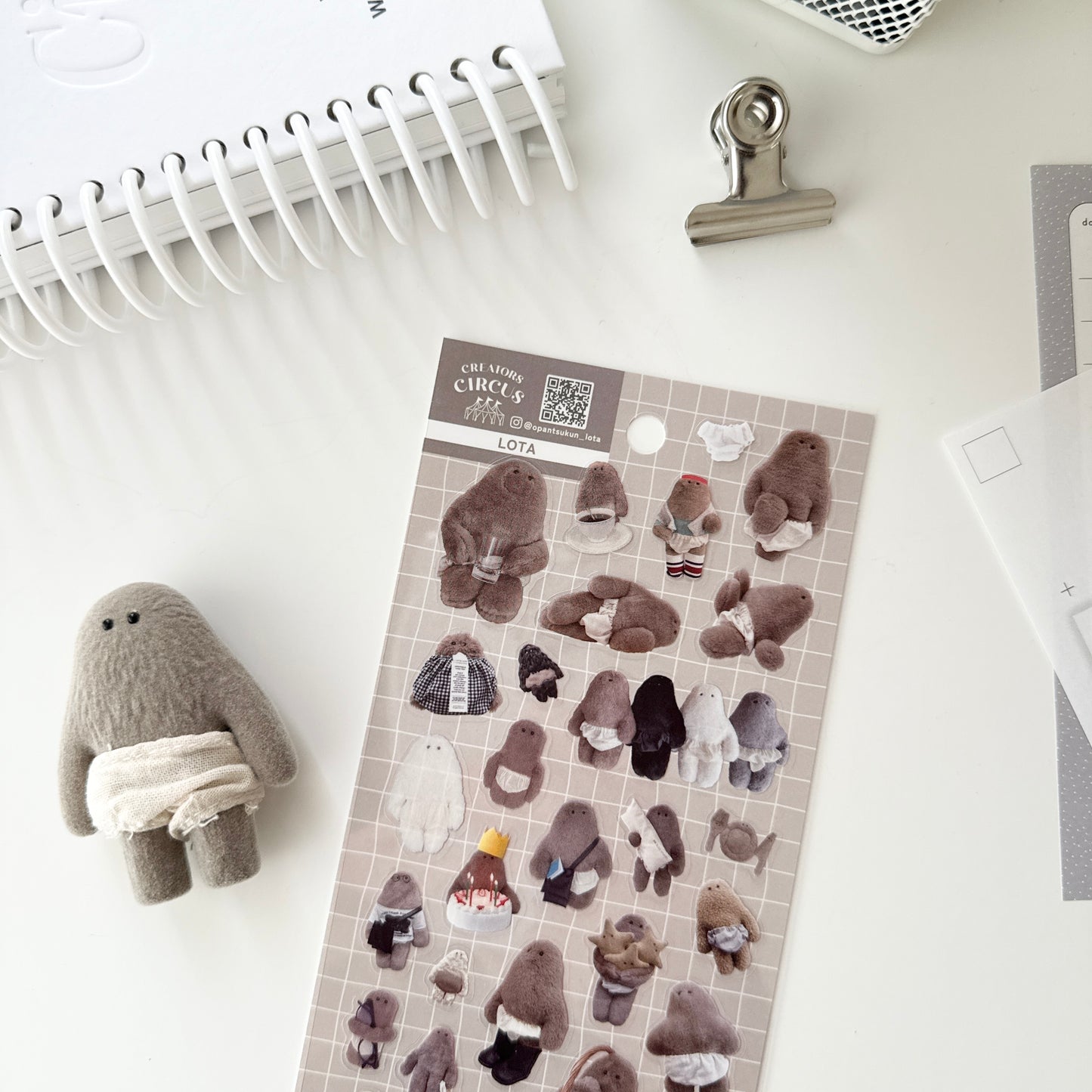 Creators Circus Sticker Sheet / LOTA & Scooty Studio