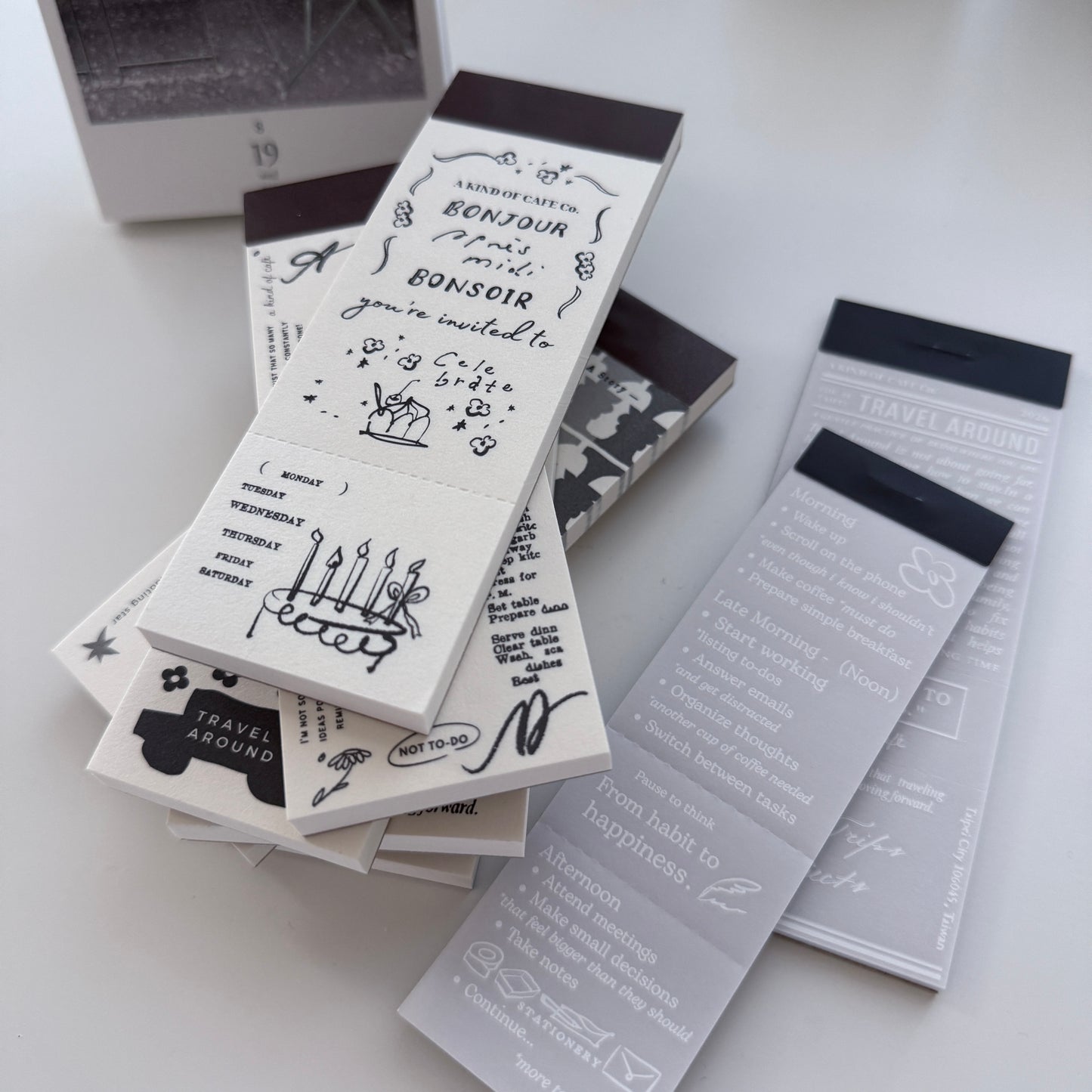 A Kind of Cafe Memo Pads / 8 Designs
