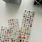 Sosom room Nemonemo Clear PET Sticker Sheet / Jan - May