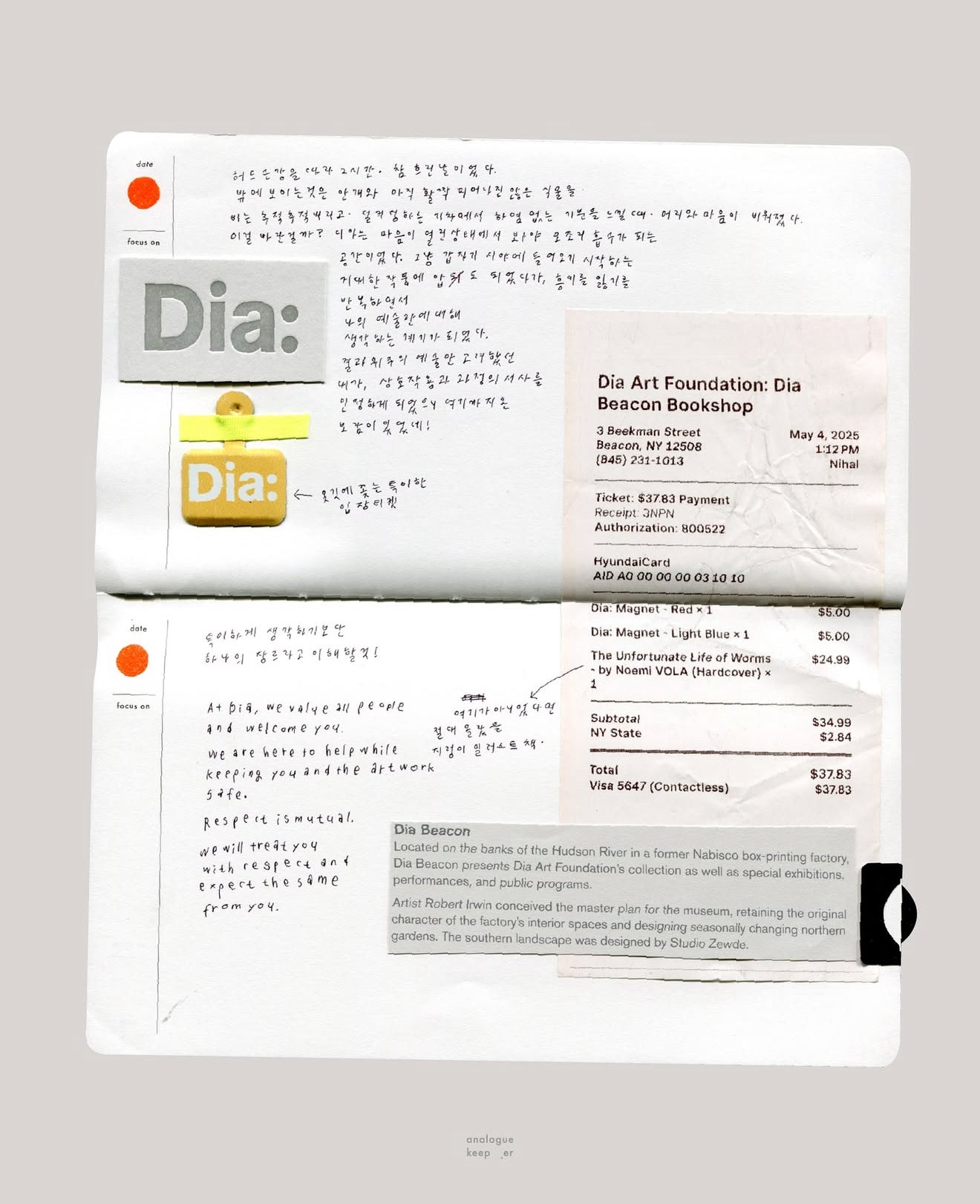 Analogue Keeper 2025 NEW Subject Book