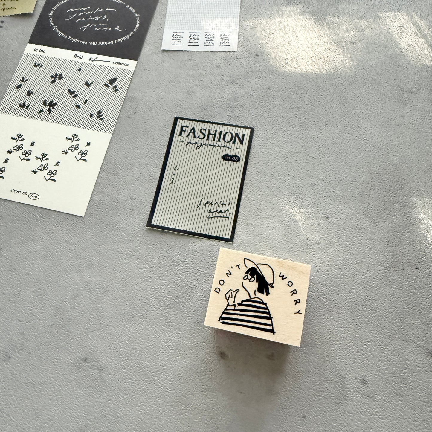 MA7stamp 2025 NEW Fumiko Rubber Stamp / 4 Designs