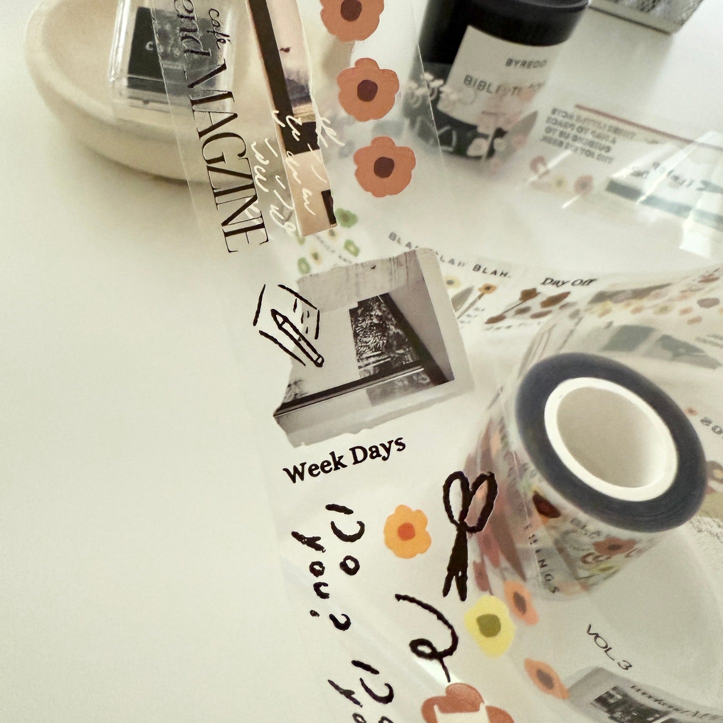 A kind of café NEW Weekend Magazine PET Tape | Revisit ver.