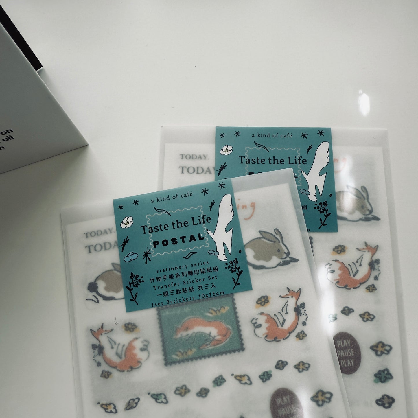 A Kind of Café Taste the Life Postal Transfer Sticker Pack