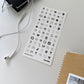 Jeongo Innerside Mini Square Drawing Sticker // 2 Options
