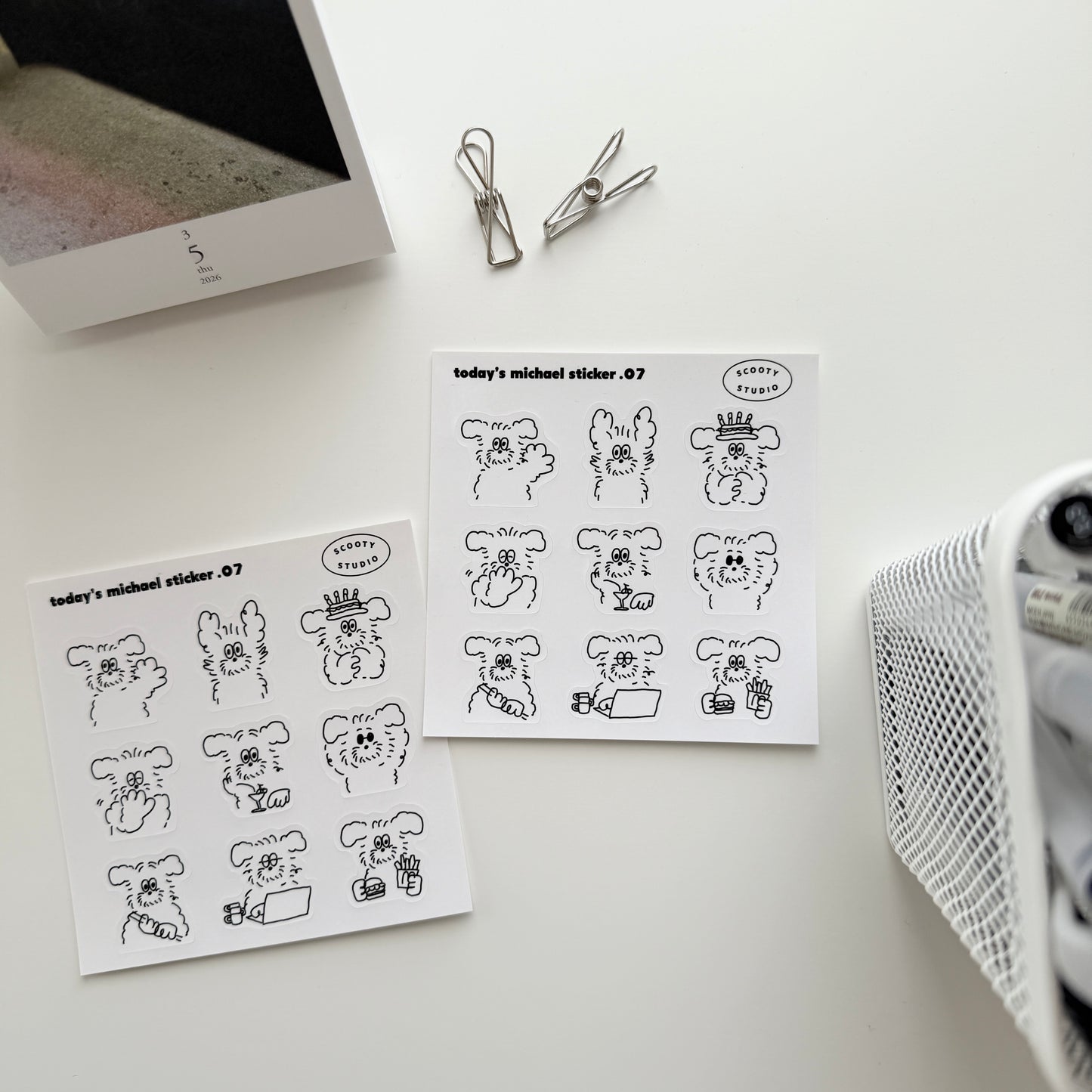Scooty Studio Today's Michael Sticker 07