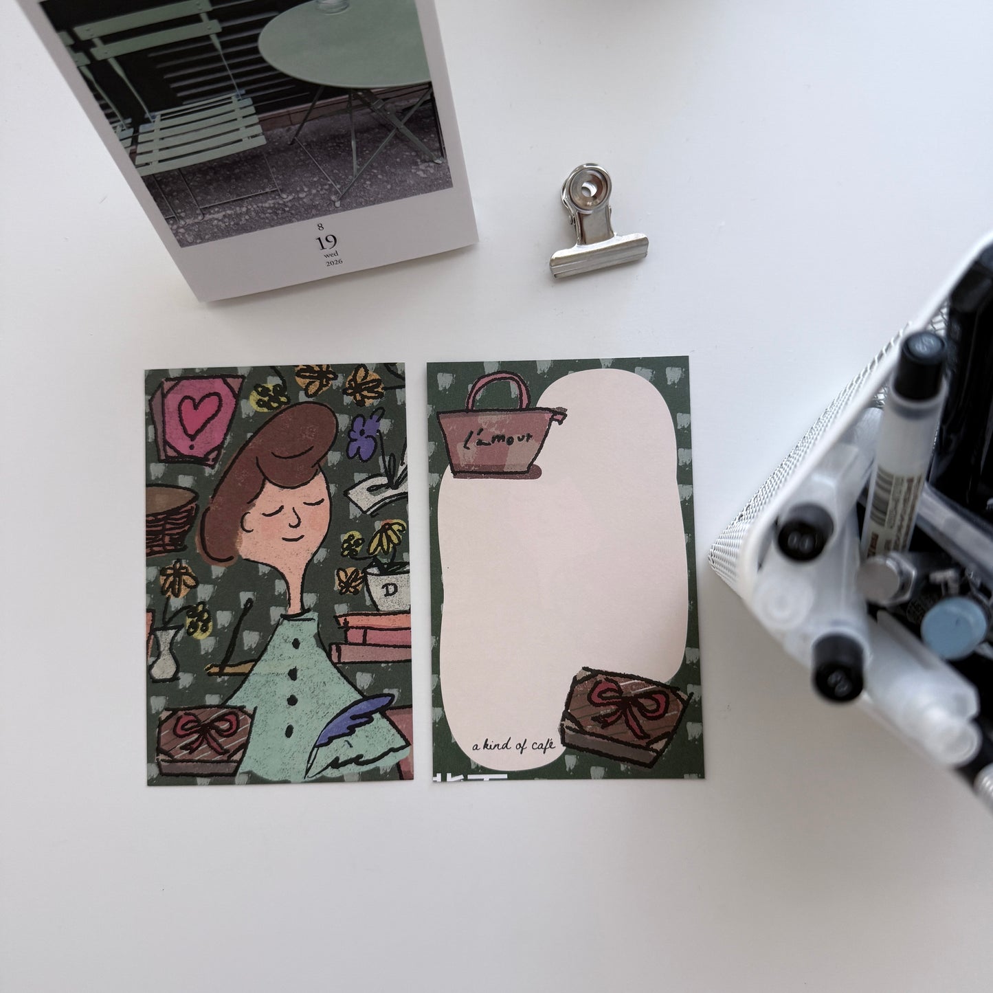 A Kind of Cafe Journaling Material Paper / 7 Designs