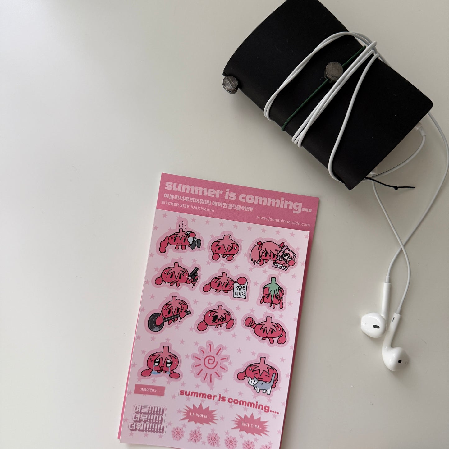 Jeongo Innerside Ms. Tomato's Summer Sticker Sheet