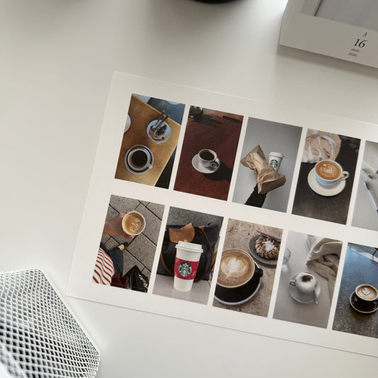 Kmmile Large Coffee Sticker Sheet (2)