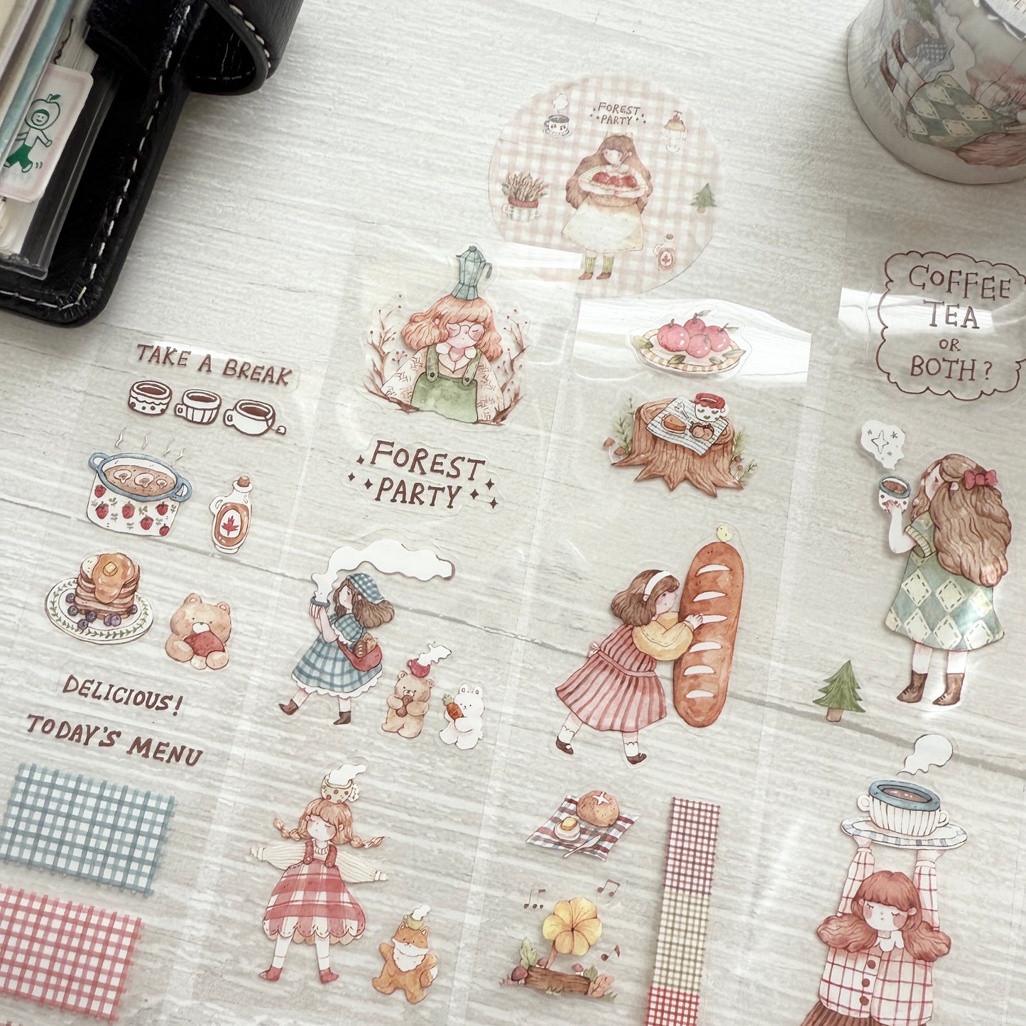 Sho LIttlehappiness Forest Party Kiss-cut Sticker Roll