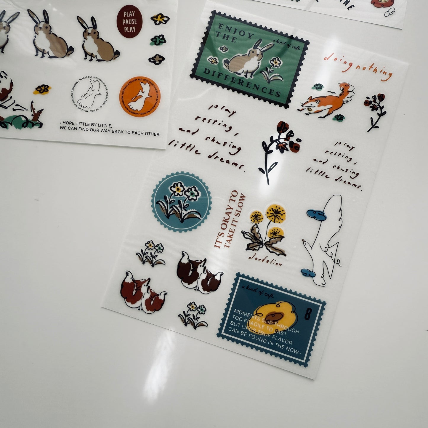 A Kind of Café Taste the Life Postal Transfer Sticker Pack