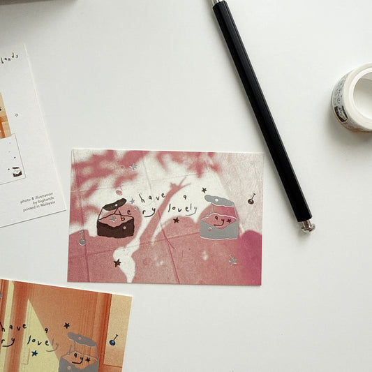 Bighands Moment Series Message Card Set / Lovely Day