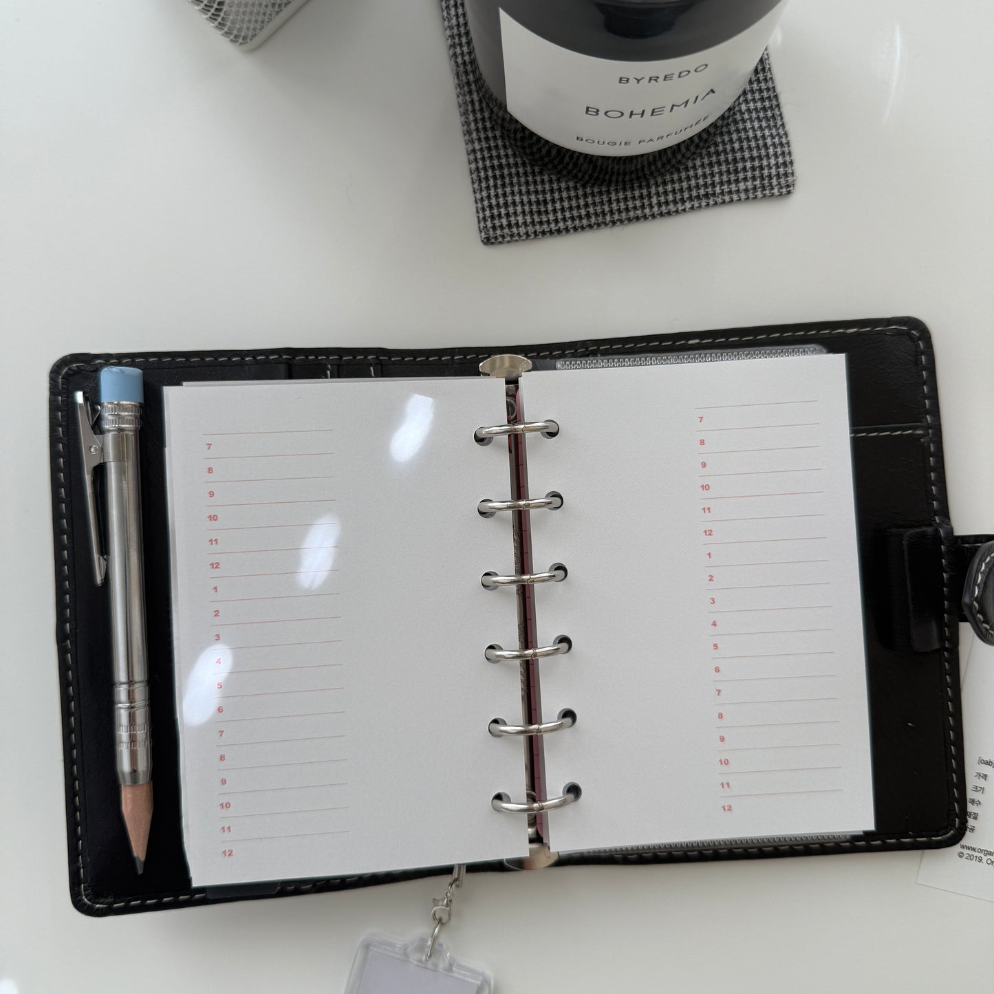Organize a bit Pocket Ring Journal Refill / Daily