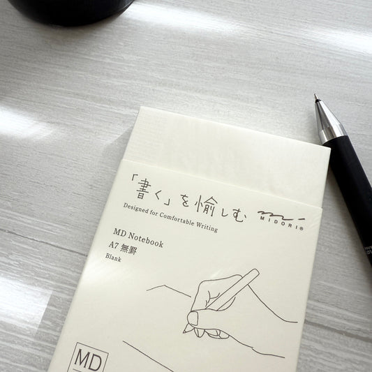 MD Notebook / A7 Blank & PVC Cover