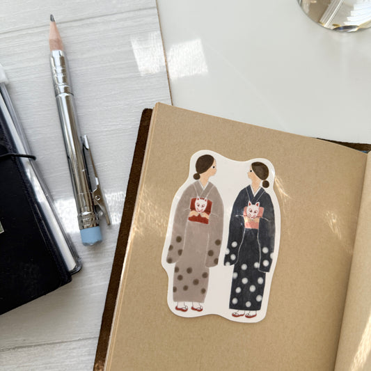 Cozyca Necktie Die-cut Sticker / 2 Designs