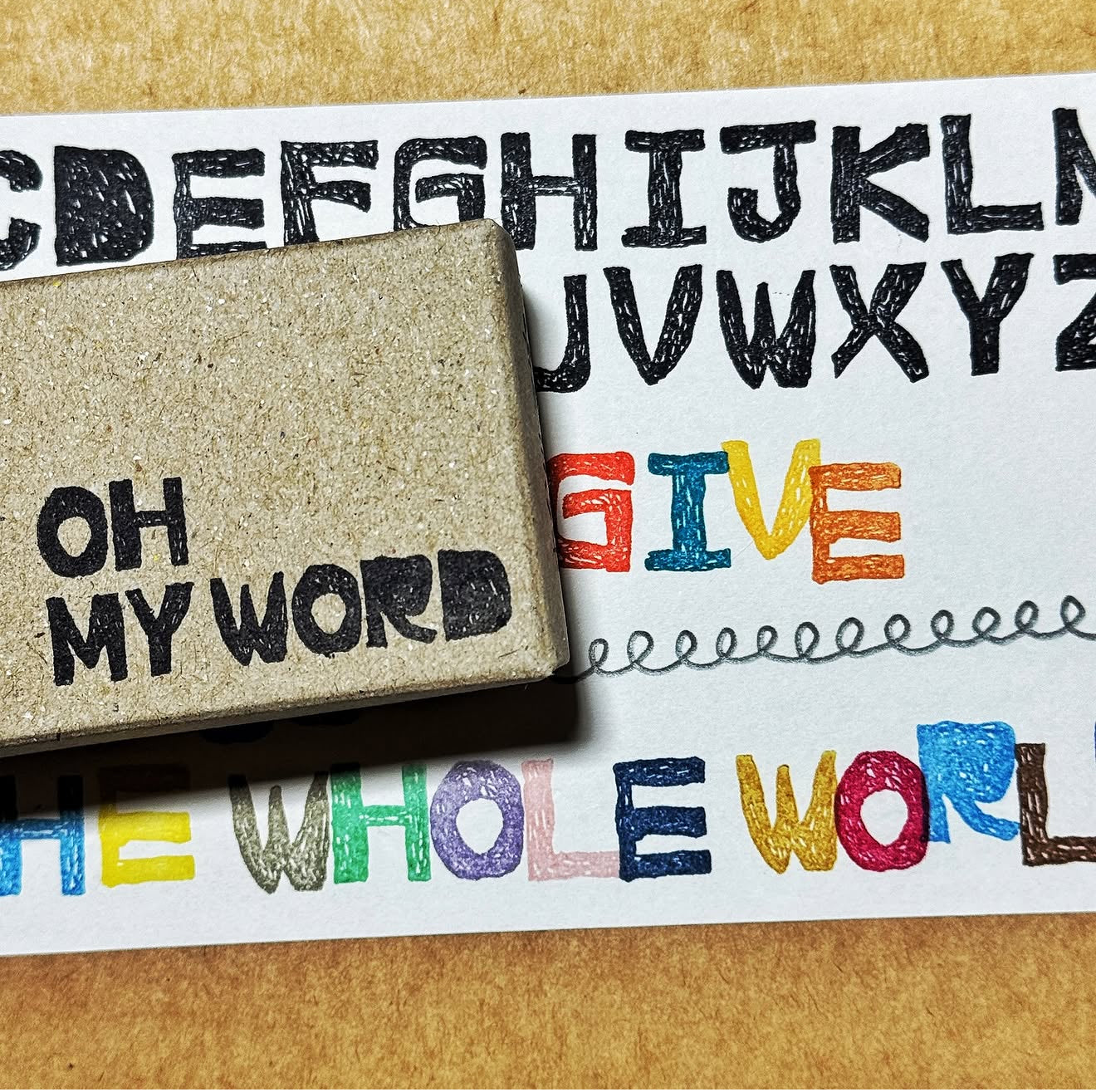 Matsukawasanmiya OH MY WORD Stamp Set