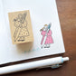 Stamp Marche Girl Stamp / 4 Designs