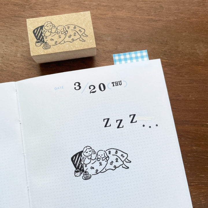 Stamp Marche Girl Stamp / 4 Designs