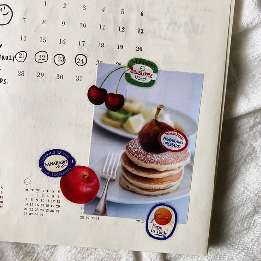 Mr. Eggplants Fruit Labels PET Tape