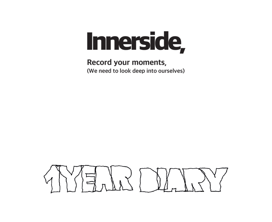 Jeongo Innerside 2024 NEW Undated 1 Year Diary // Horizontal Weekly