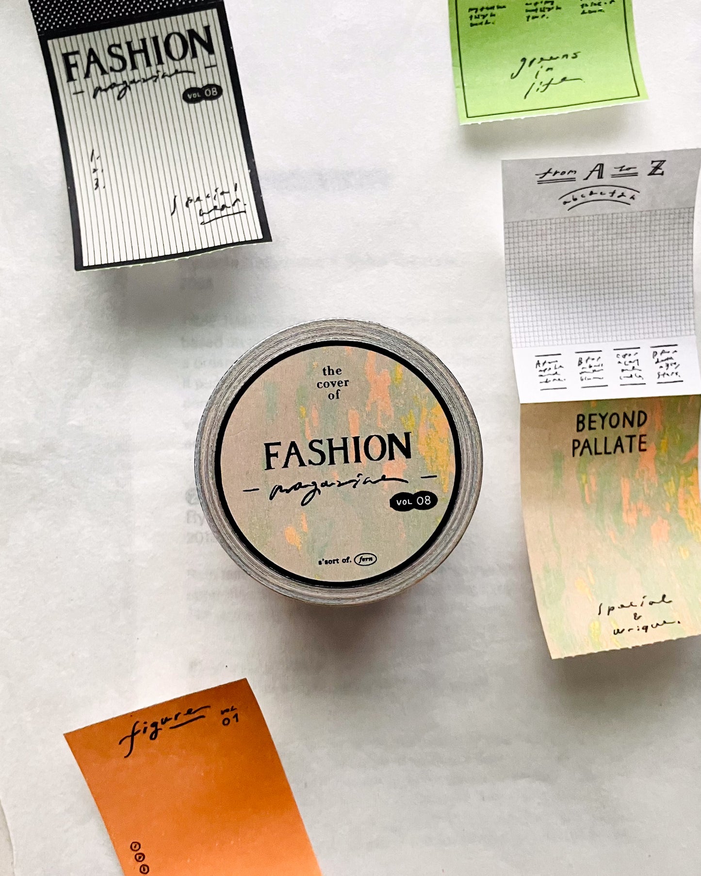 Somesortof.fern Magazine Cover Sticky Memo Roll