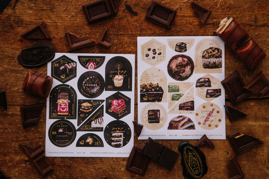 OURS Chocolate Stamp Sticker Pack