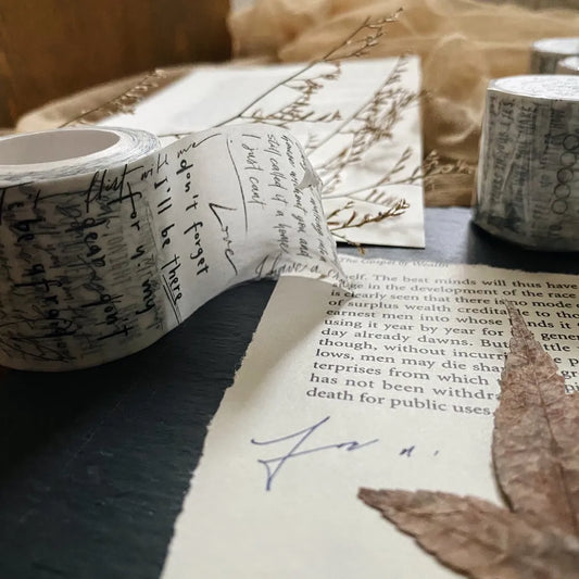 Mr. Eggplants Love Letters Washi Tape