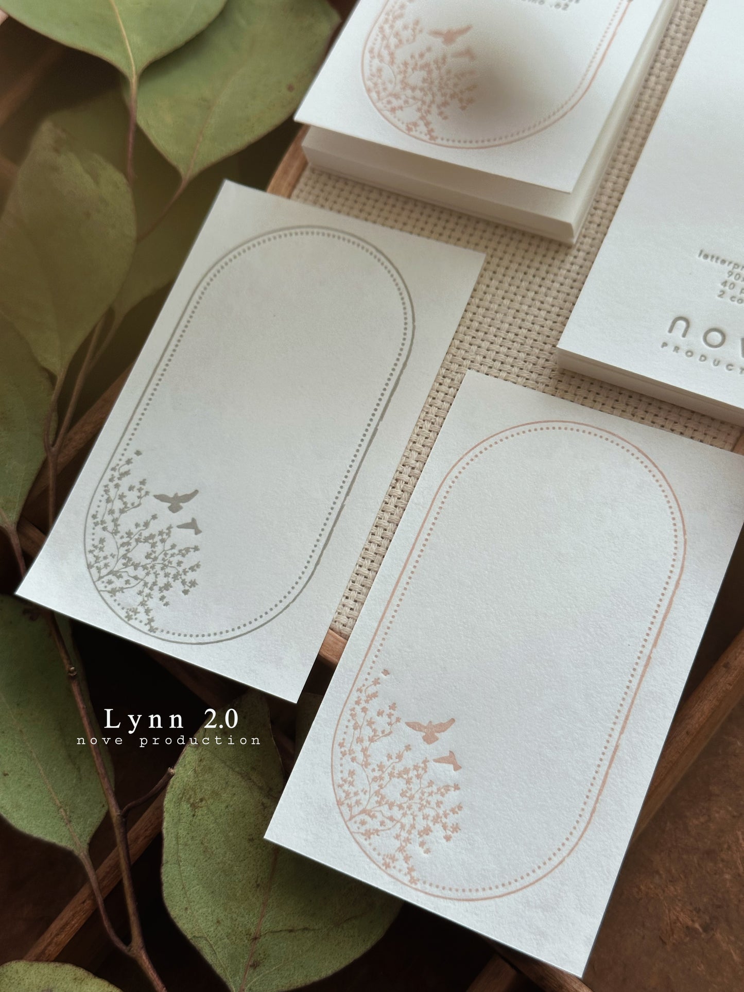 Nove Lynn Collection 2.0 | Letterpress Memopad