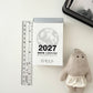 2027 Sora Daily Small Calendar