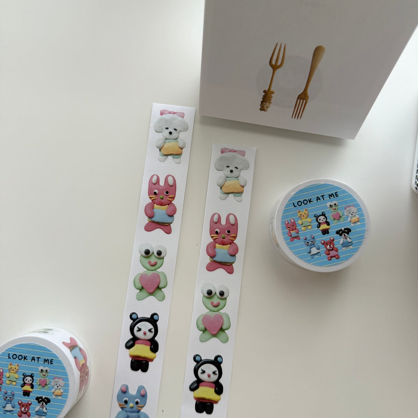 Sosom room Look at Me Kiss-cut Sticker Roll