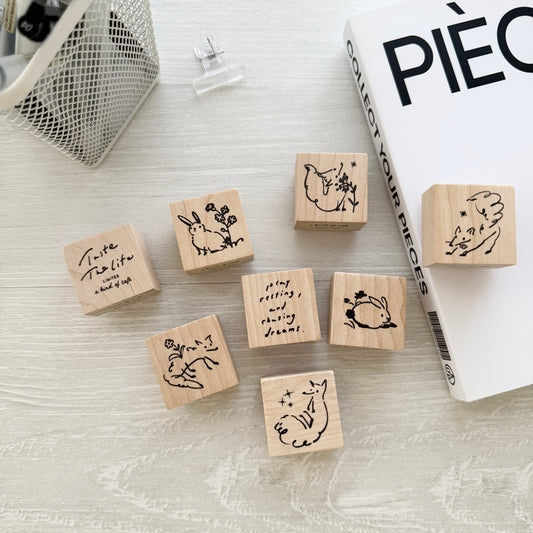 A Kind of Café Humming Breeze Stamp Set