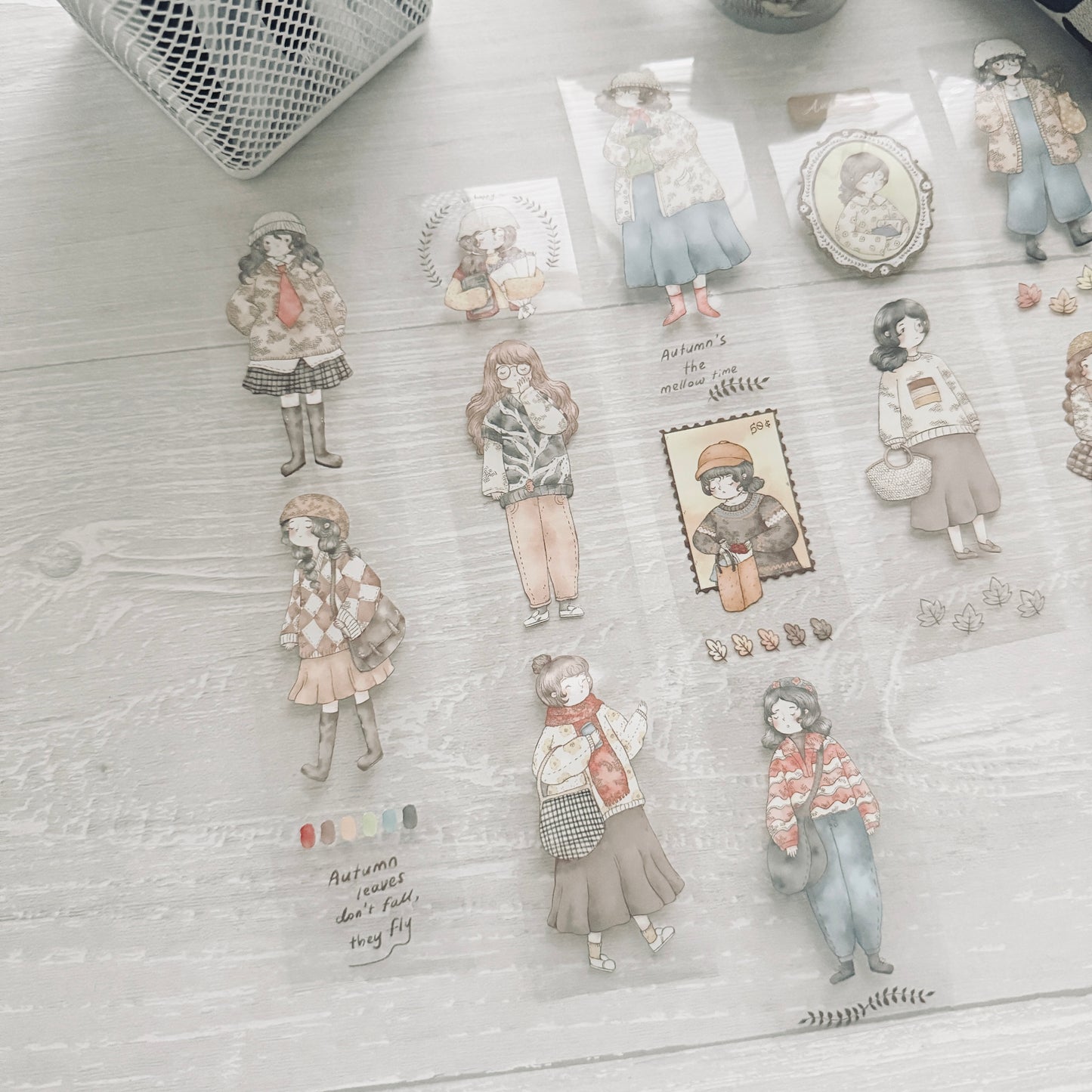 Sho Littlehappiness Autumn Girl PET Tape