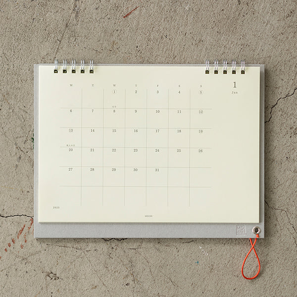 MIDORI 2025 Calendar / Monthly Block + Memo