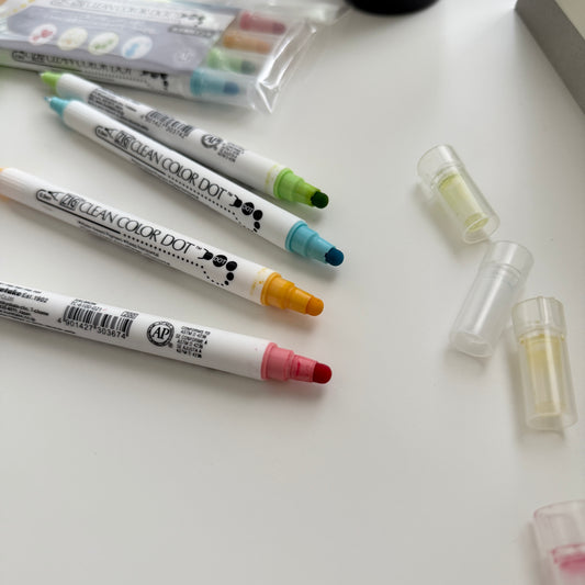 ZIG Clean Color Dot Twin Tip Set