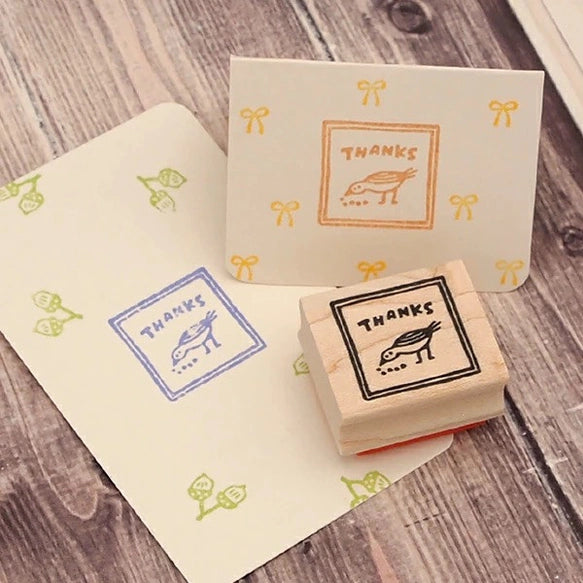 Hankodori Hanko Message Rubber Stamp // 01-05