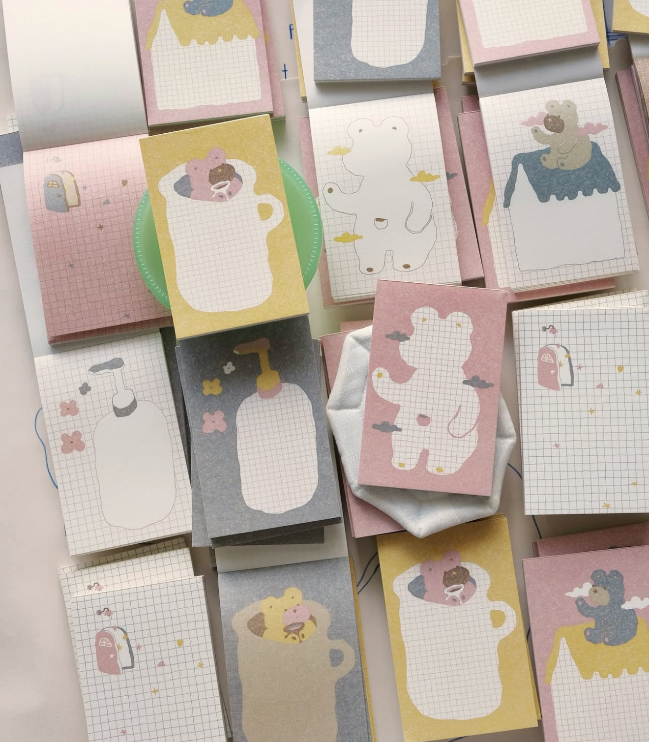 Bighands Rainy Days Collection Memo Pads / 5 Designs