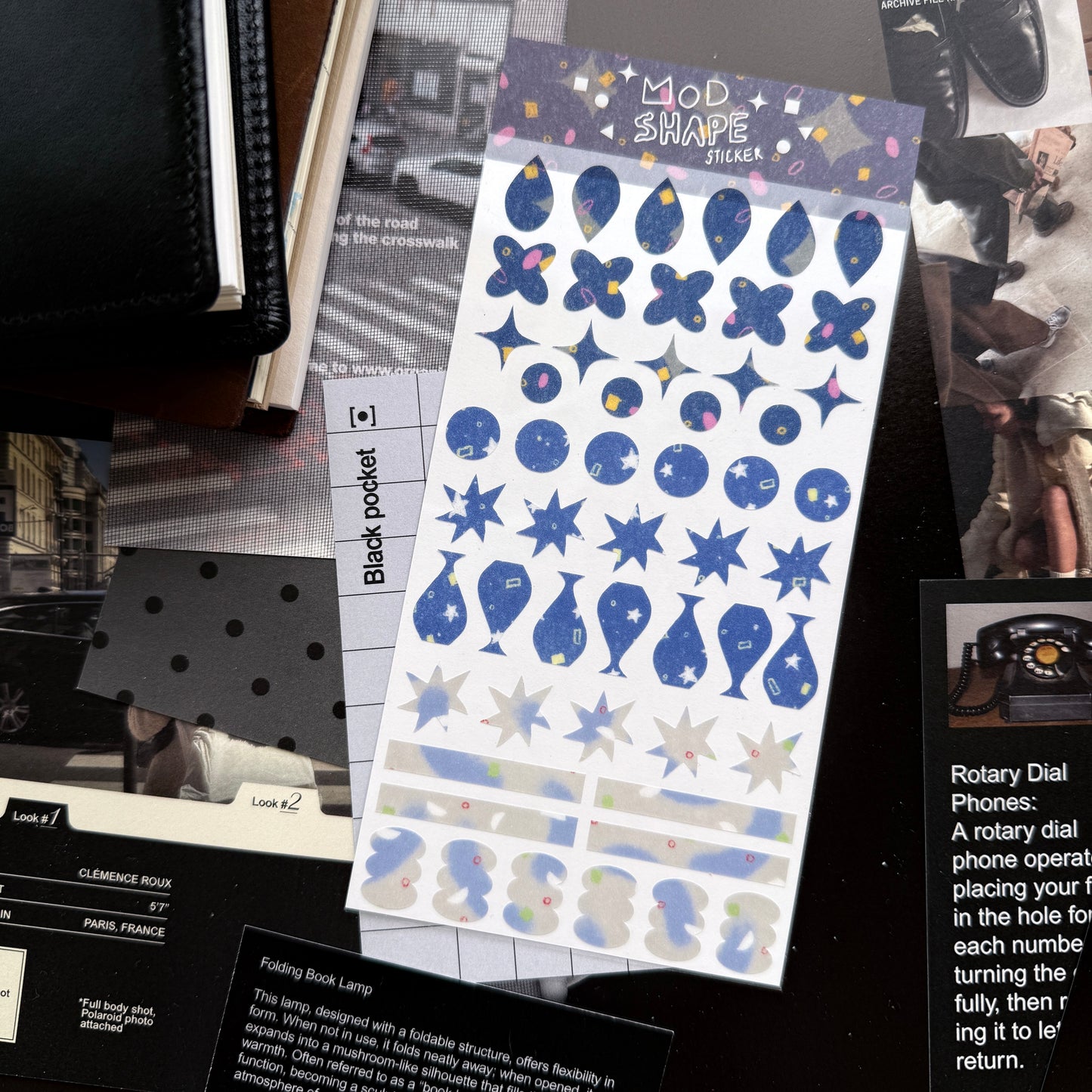 Kurukynki MOD Shape Sticker / 4 Designs