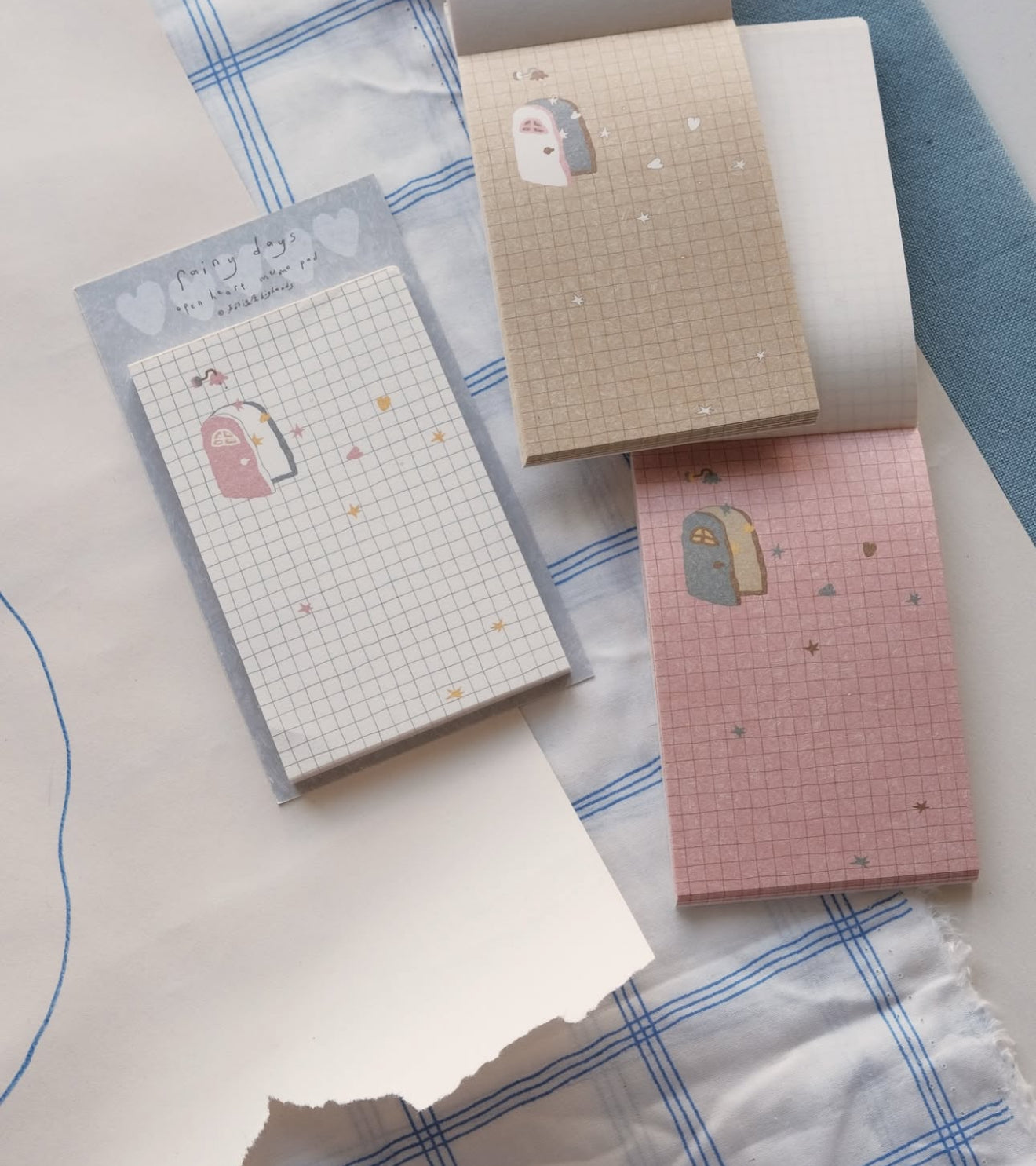 Bighands Rainy Days Collection Memo Pads / 5 Designs