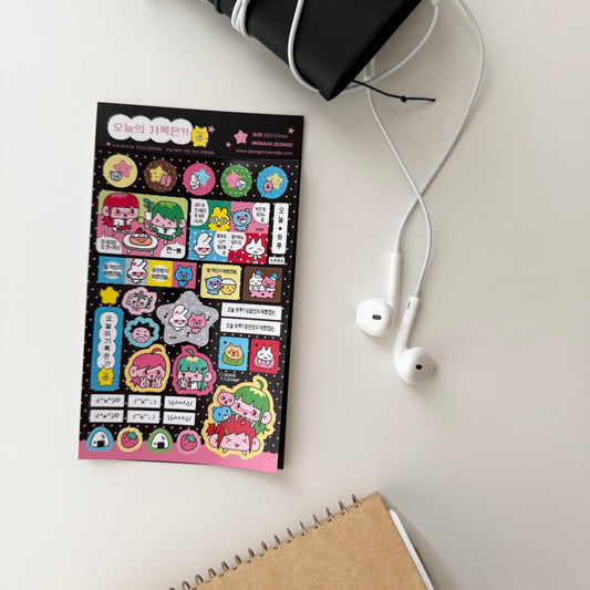 Jeongo Innerside x Monan How's Your Day Today Sticker Sheet