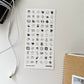Jeongo Innerside Mini Square Drawing Sticker // 2 Options