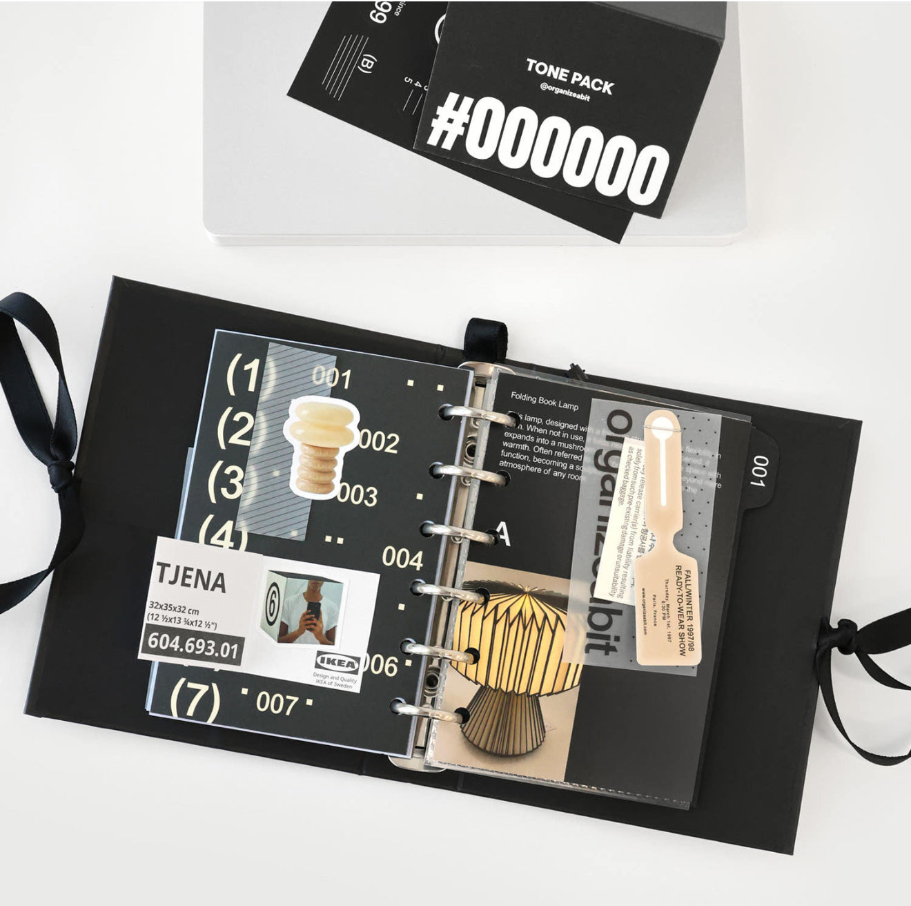 Organize a bit Tone Pack Black #000000