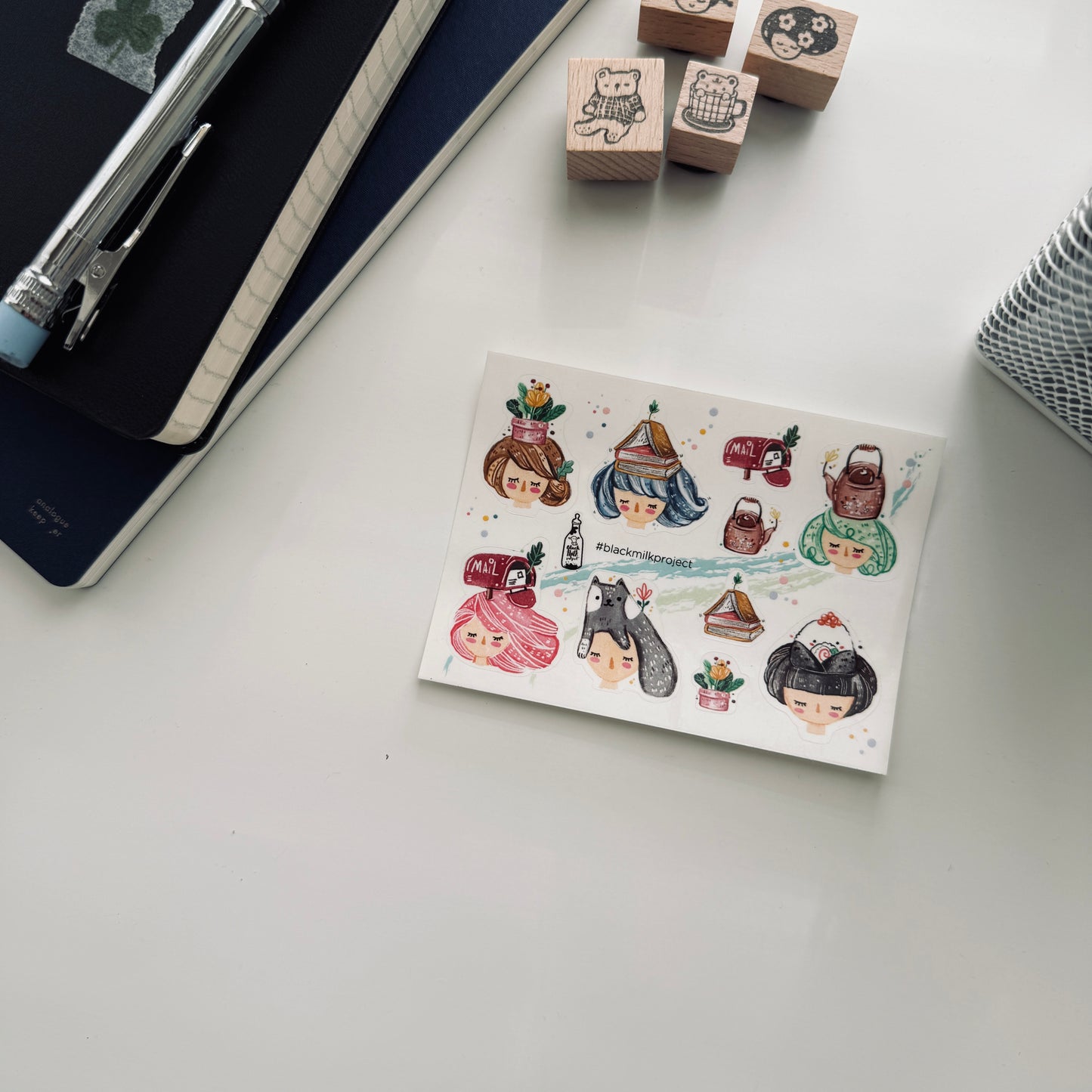 Black Milk Project On My Head Mini Sticker Sheet