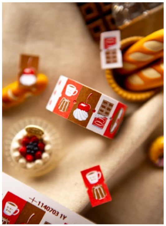 [ PRE-ORDER ] OURS Afternoon Tea Time Label Sticker Roll