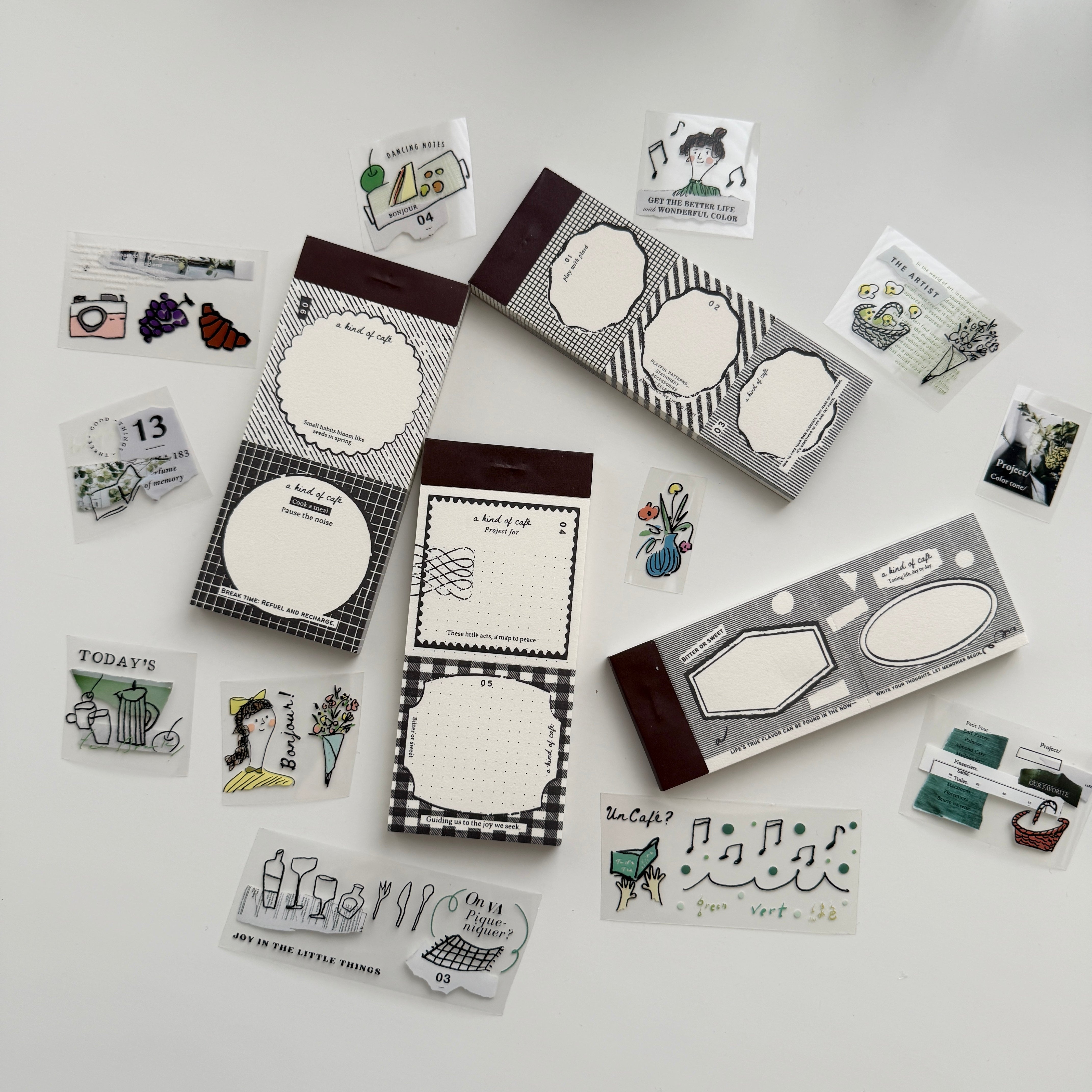 Notepad Cafe A kind of café Notepad Collection / No. 4-7 – Journal Station