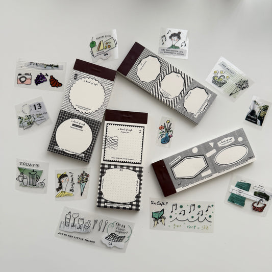 A kind of café Notepad Collection / No. 4-7